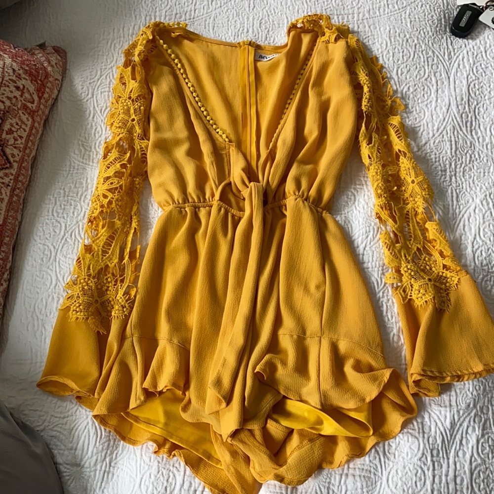Yellow romper